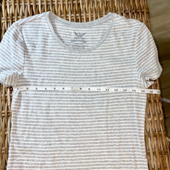 WOMENS FADED GLORY STRIPED FITTED TSHIRT - Picture 7 of 8